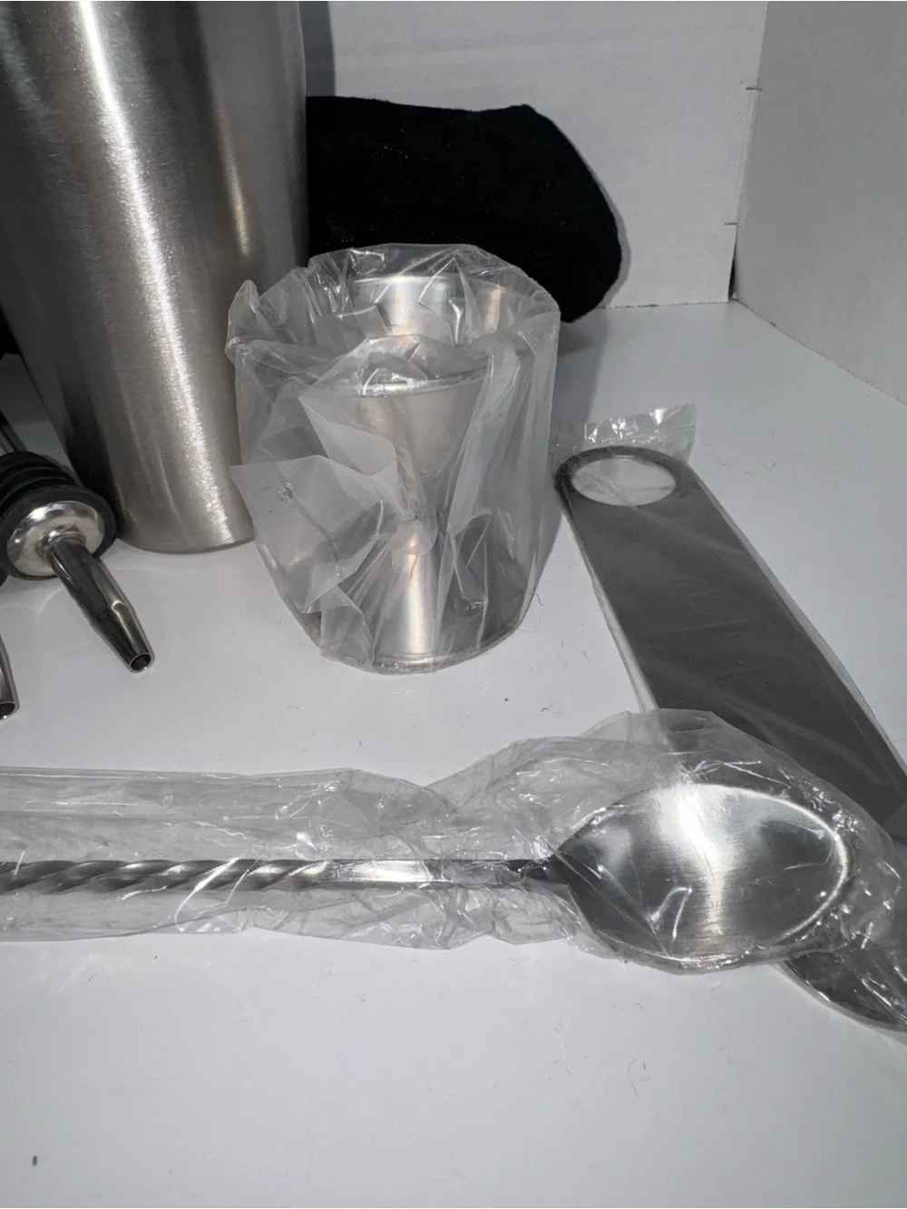Finedine Silver Stainless Steel 7-Piece Bar Set